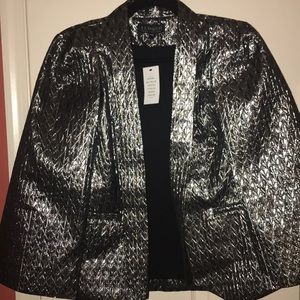 Brand New Eloquii silver shimmer caplet size 14